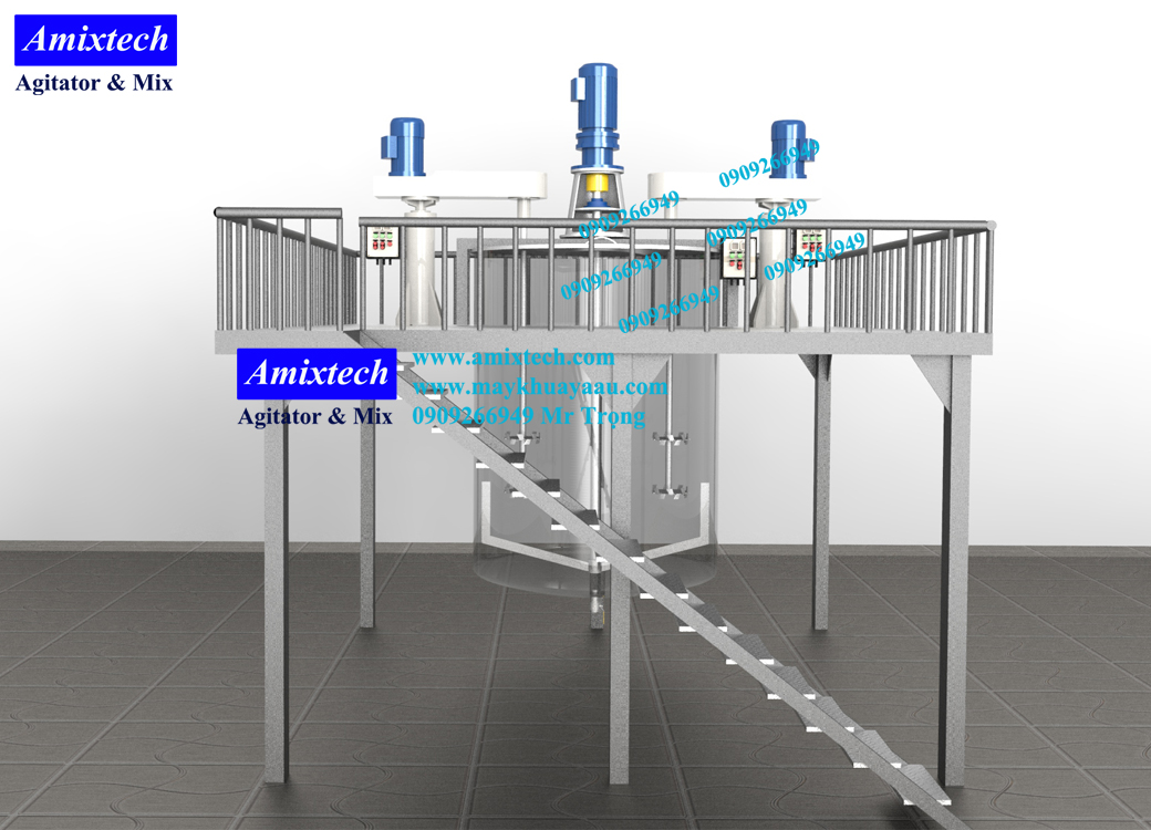 máy khuấy sơn nước 10 tấn