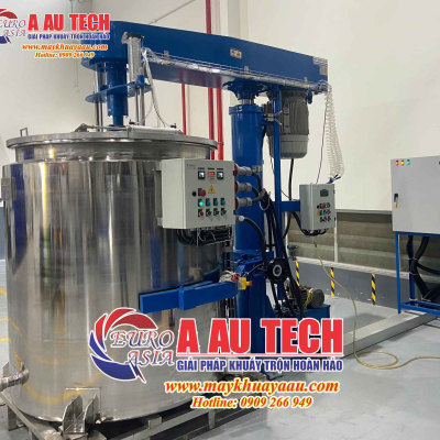 Máy khuấy 2000 lít cho ngành sơn vận hành ổn định