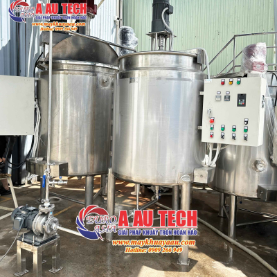 Bồn khuấy gia nhiệt dược phẩm inox 304, 316L