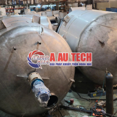 Bồn khuấy hóa chất 20 khối – Gia công tại Á Âu