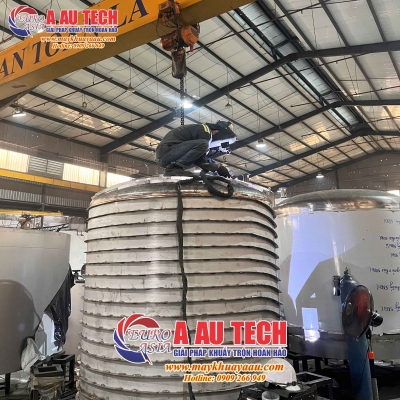 Gia công bồn khuấy inox theo yêu cầu cho ngành công nghiệp