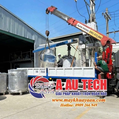 Vận chuyển máy khuấy sơn đi khu công nghiệp xa – Giải pháp an toàn, hiệu quả