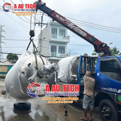 Hậu trường giao hàng: Hành trình bồn khuấy công nghiệp rời nhà máy Á Âu đến tay khách hàng