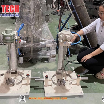 An toàn & hiệu quả với máy khuấy sơn khí nén
