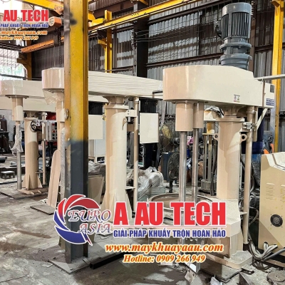 Máy trộn sơn nước công nghiệp lớn – Giải pháp tối ưu cho nhà máy sản xuất sơn