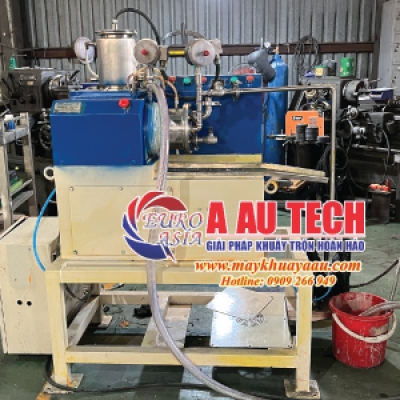 Test màu chuẩn từng giọt với máy nghiền mẫu sơn thí nghiệm nằm ngang
