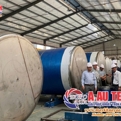 Gia Công Silo Chứa Hạt Nhựa Công Nghiệp 25 Tấn