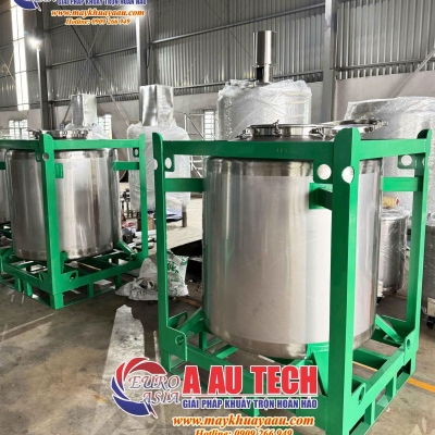 Tank inox IBC 1000 lít – Giải pháp lưu trữ tiết kiệm, an toàn và bền bỉ cho nhà máy