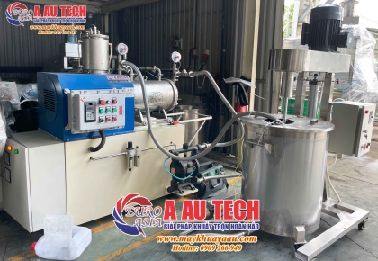 Máy nghiền phân bón dạng lỏng trong sản xuất phân bón hiện đại