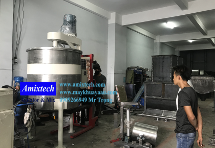 Bồn Khuấy Sơn 1000 Lít Tốc Độ Cao