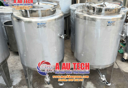 Bồn chứa hóa mỹ phẩm inox chất lượng cao theo yêu cầu