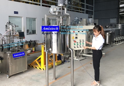 Bồn Gia Nhiệt Nhũ Hóa Đồng Hóa Mỹ Phẩm 50 Lít