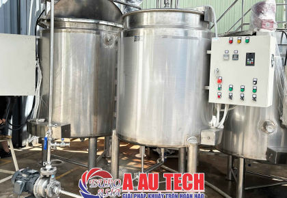 Bồn khuấy gia nhiệt dược phẩm inox 304, 316L