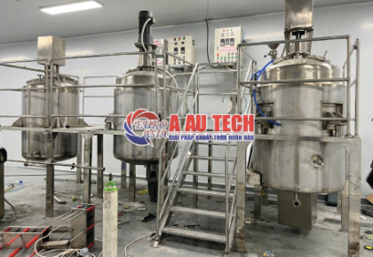 Á Âu hoàn thiện lắp đặt hệ thống bồn khuấy gia nhiệt – giải nhiệt