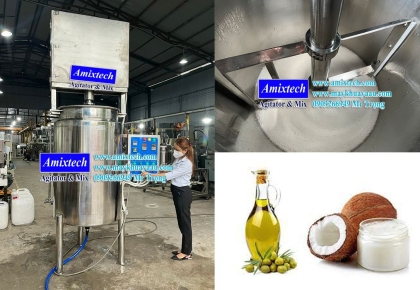Bồn Khuấy Đồng Hóa Sữa Dừa 500 Lít