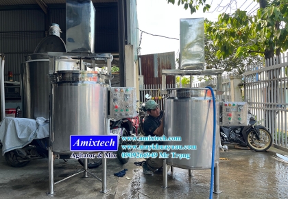 Bồn Khuấy Inox 200 Lít