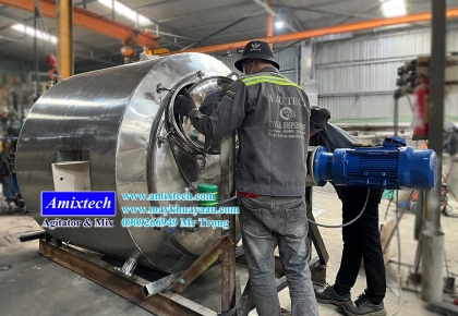 Bồn Khuấy Inox Công Nghiệp