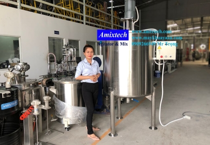 Cấu Tạo Bồn Khuấy Nước Rửa Chén 1000 Lít