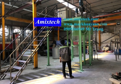 Bồn Khuấy Keo Có Sàn Thao Tác