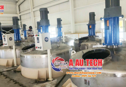 Lắp đặt hệ thống khuấy sơn công nghiệp trọn gói