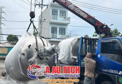 Hậu trường giao hàng: Hành trình bồn khuấy công nghiệp rời nhà máy Á Âu đến tay khách hàng