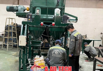 Máy trộn bột trét 2 tầng thương hiệu Á Âu – Sự khác biệt đến từ thiết kế và hiệu suất