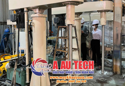 Máy khuấy phòng nổ 10HP cho dây chuyền sơn công nghiệp