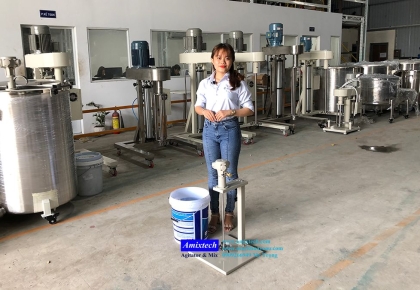 Máy Khuấy Khí Nén Nâng Tay 20 Lít