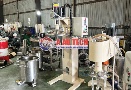 Gia công máy khuấy sơn khử bọt chân không theo yêu cầu