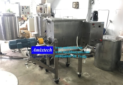 Máy Trộn Thực Phẩm Nằm Ngang 50Kg