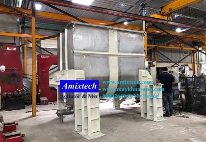 Máy Trộn Bột Khô Nằm Ngang 5 Tấn