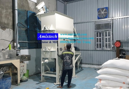 Máy Trộn Bột Trét Tường 2 Tầng