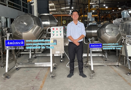 Máy Trộn Gia Vị Dạng Lồng Quay