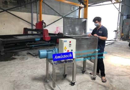 Máy Trộn Muối Tôm 50Kg