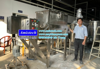 Máy Trộn Thực Phẩm Nằm Ngang 200Kg