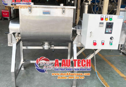 Máy trộn thực phẩm xoay đổ liệu thiết kế theo yêu cầu