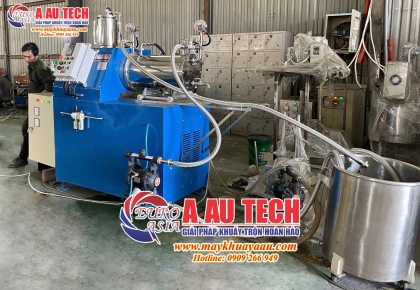 Nguyên lý hoạt động của máy nghiền ngang trong sản xuất sơn