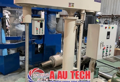 Máy khuấy sơn 100 lít: Giải pháp khuấy nhanh – đều – ổn định cho xưởng sản xuất