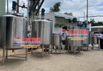 Bồn Khuấy Sản Xuất Phân Bón 500-1000 Lít