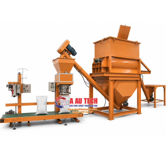 Máy Trộn Cân May Bao Tự Động