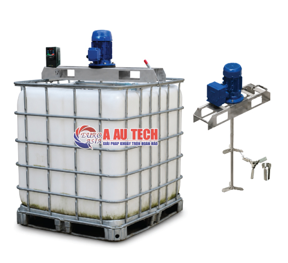 Máy Khuấy Keo 1000 Lít Thùng IBC 