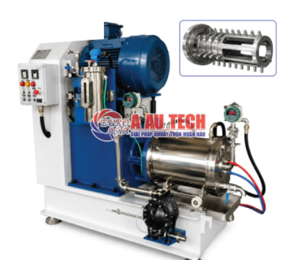 Máy Nghiền Ngang Đũa (Pin Type Bead Mill)