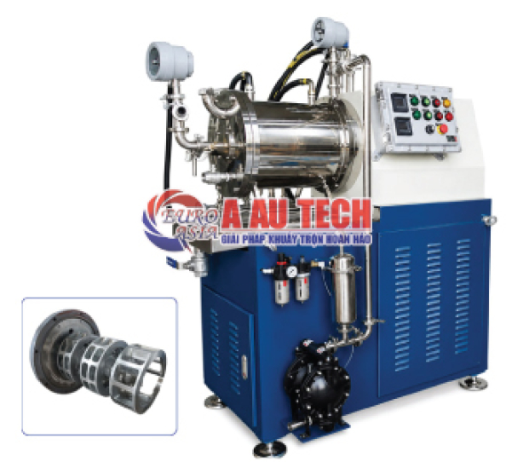 Máy Nghiền Ngang Nano Turbo (Turbo Type Bead Mill) 