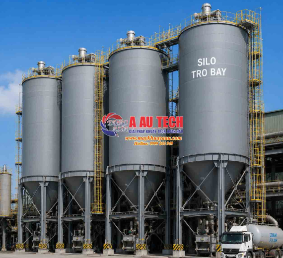 Silo chứa tro bay