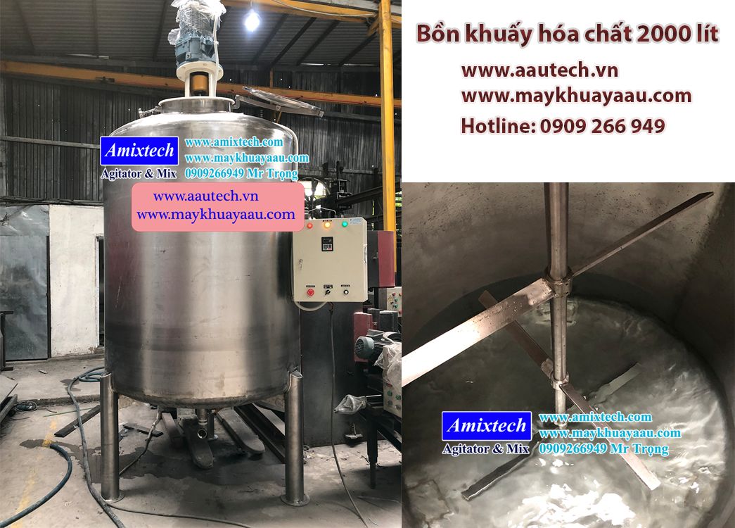 Bồn khuấy hóa chất