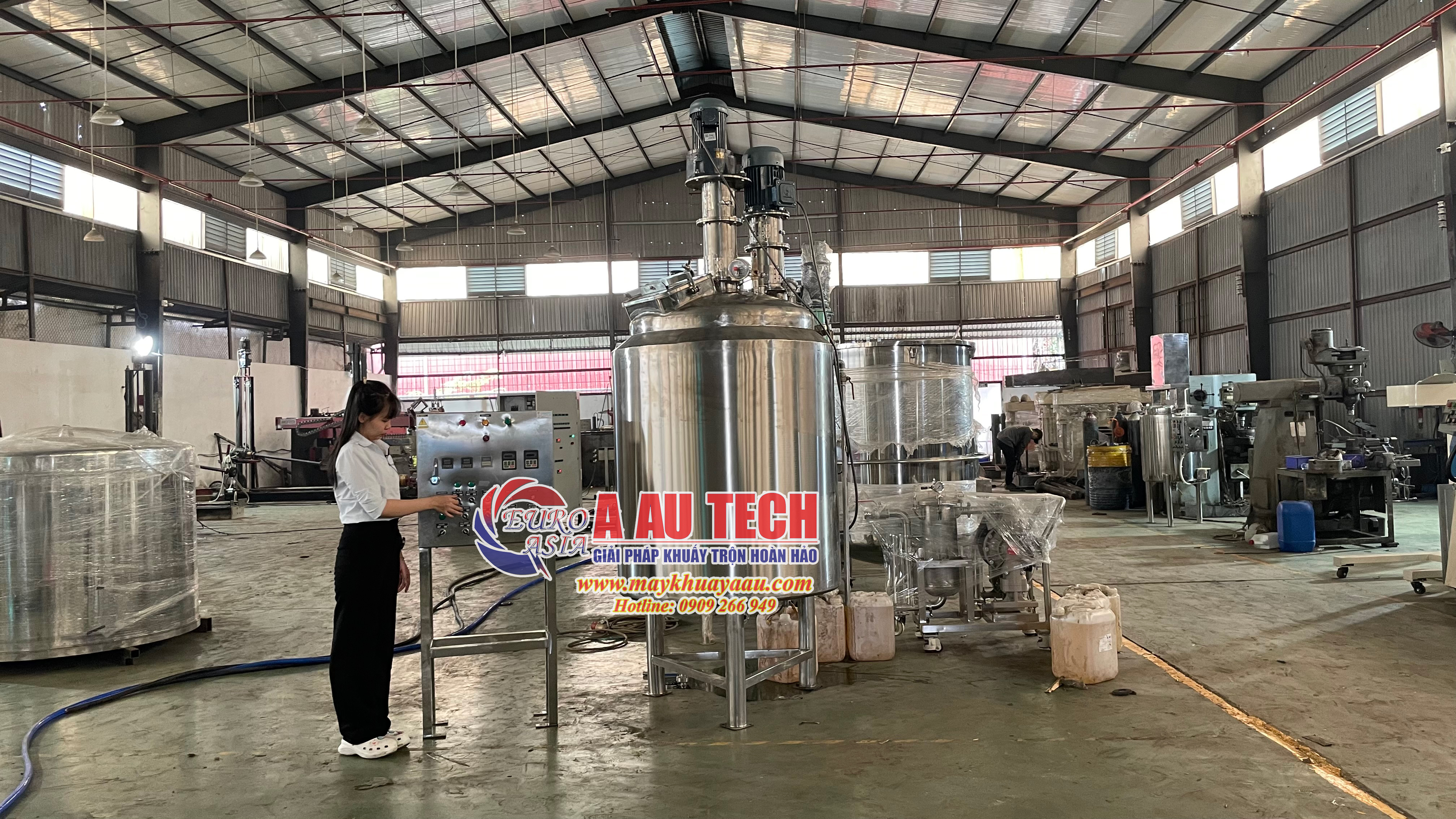 Bồn nhũ 2 trục