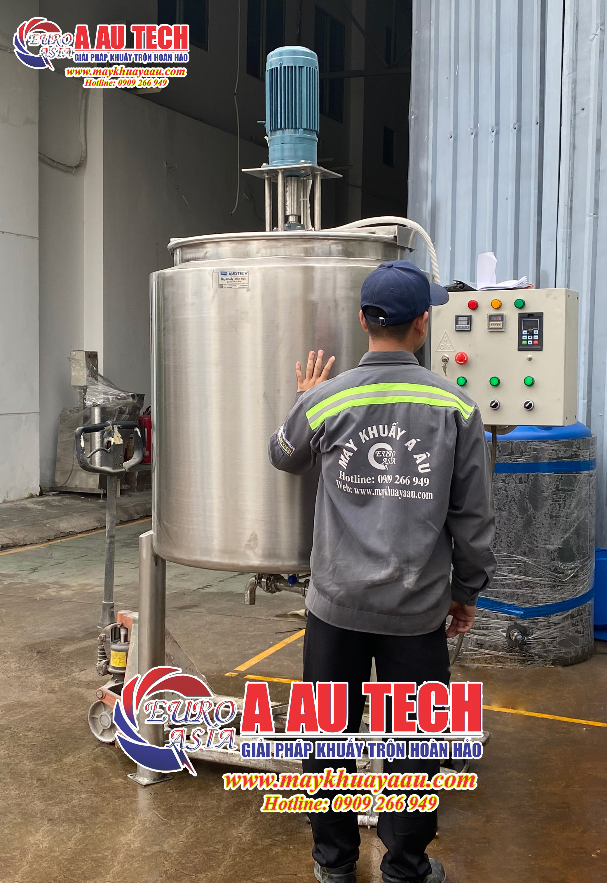 Bồn khuấy gia nhiệt 300 lít