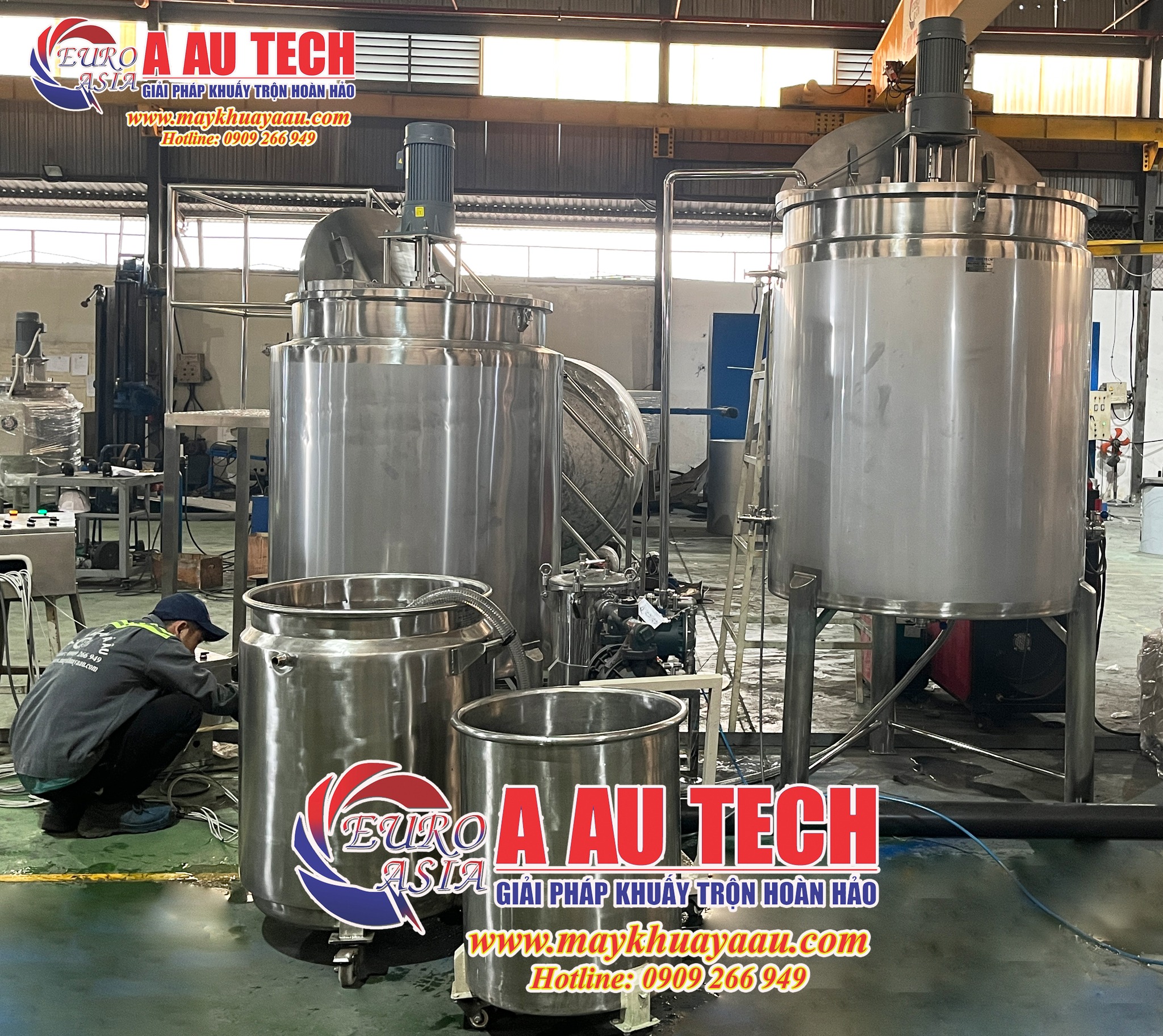 Bồn khuấy gia nhiệt thực phẩm