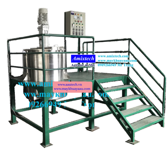 Bồn khuấy sàn thao tác