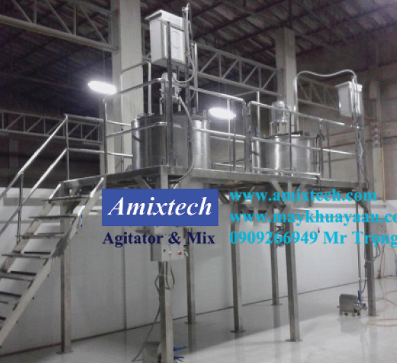 Bồn khuấy thuốc bảo vệ thực phẩm